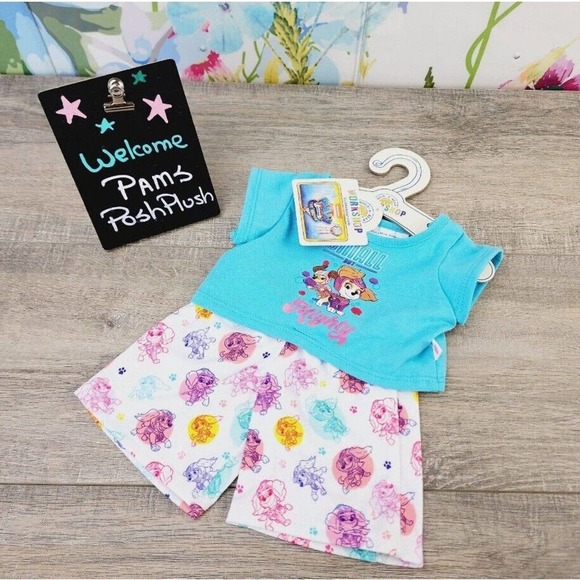 NEW Build A Bear RARE Paw Patrol Pjs Nickelodeon Sleeper Clothes for 15"+ Plush - Picture 5 of 5